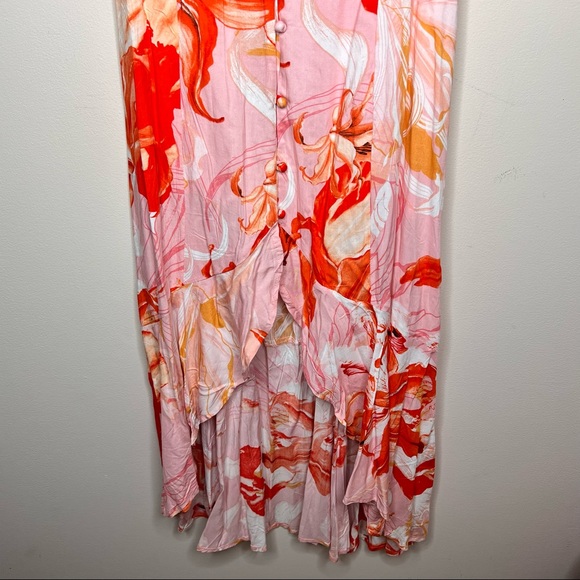 High-Low Tropical Sundress - Picture 3 of 10